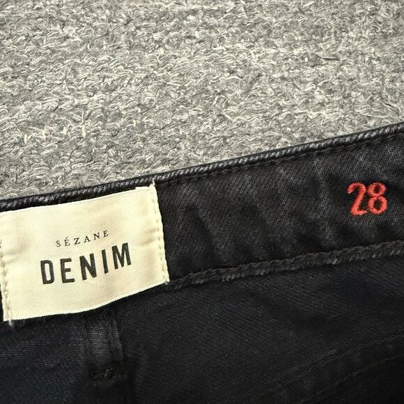 Sezane Black Straight Leg Jeans - Picture 8 of 14
